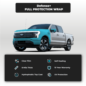 Ford F-150 Lightning Full Front End Defense+™ Paint Protection Film - Drive Protected