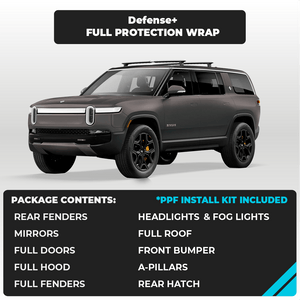 Rivian R1 S Full Defense+™ Matte Paint Protection Film Wrap - Drive Protected