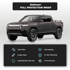 Rivian R1 T Matte Finish Full Defense+™ Paint Protection Wrap - Drive Protected