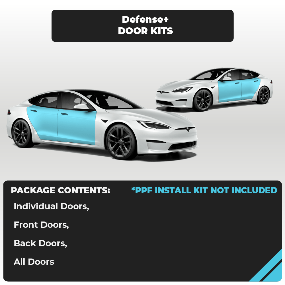 Tesla Door Kit Defense+™ Paint Protection Set - Drive Protected