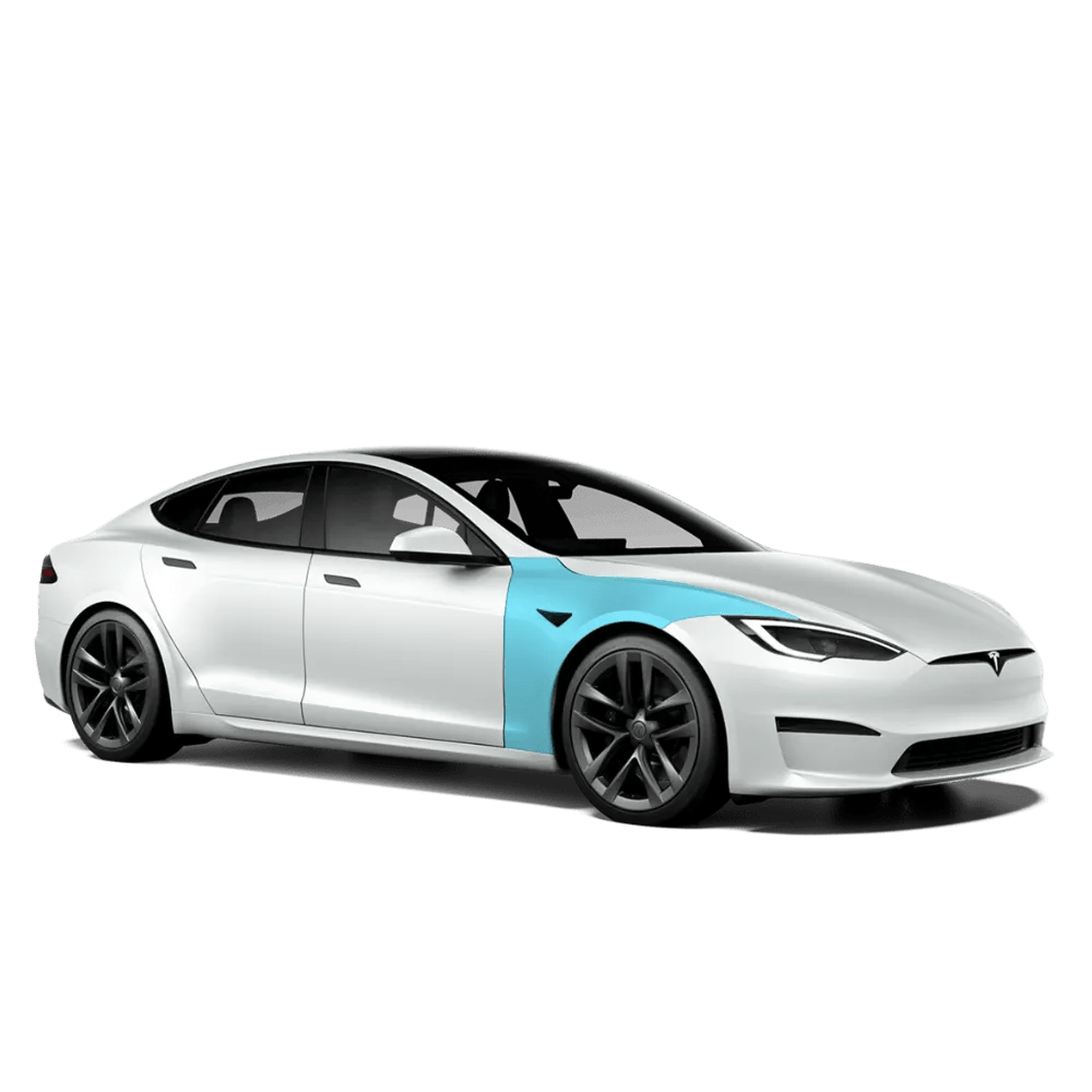 Tesla Full Fender Individual Defense+™ Paint Protection Film - Drive Protected