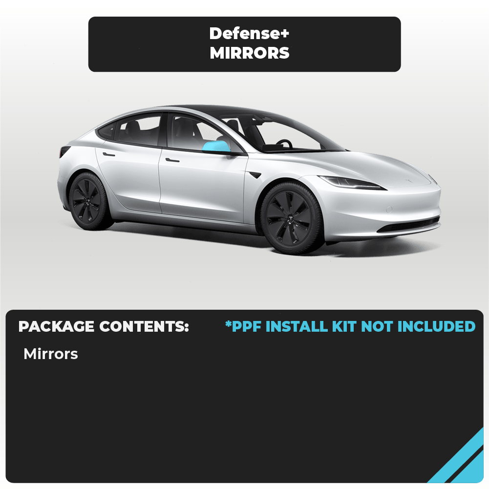 Tesla Individual Mirror Defense+™ Paint Protection Film - Drive Protected