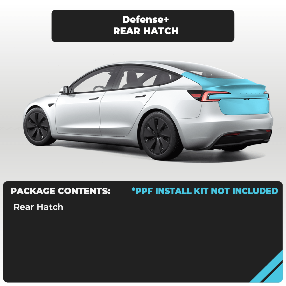 Tesla Rear Hatch Individual Defense+™ Paint Protection Kit - Drive Protected
